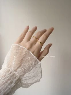 Gabi The Label ISLE OF US Solange Ring *18k Gold-plated S925