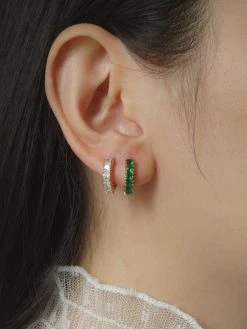 Gabi The Label SPELLBOUND Huggies - Green *Gold-plated EARRINGS