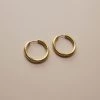 Gabi The Label [ Hoops ] Stainless Steel Essential Hoops - Gold *18k Gold-plated