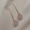 Gabi The Label Stone Earrings - Blush Pink *18K Gold-plated