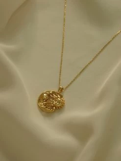 Gabi The Label The Sun And Moon Necklace *18K Gold-plated
