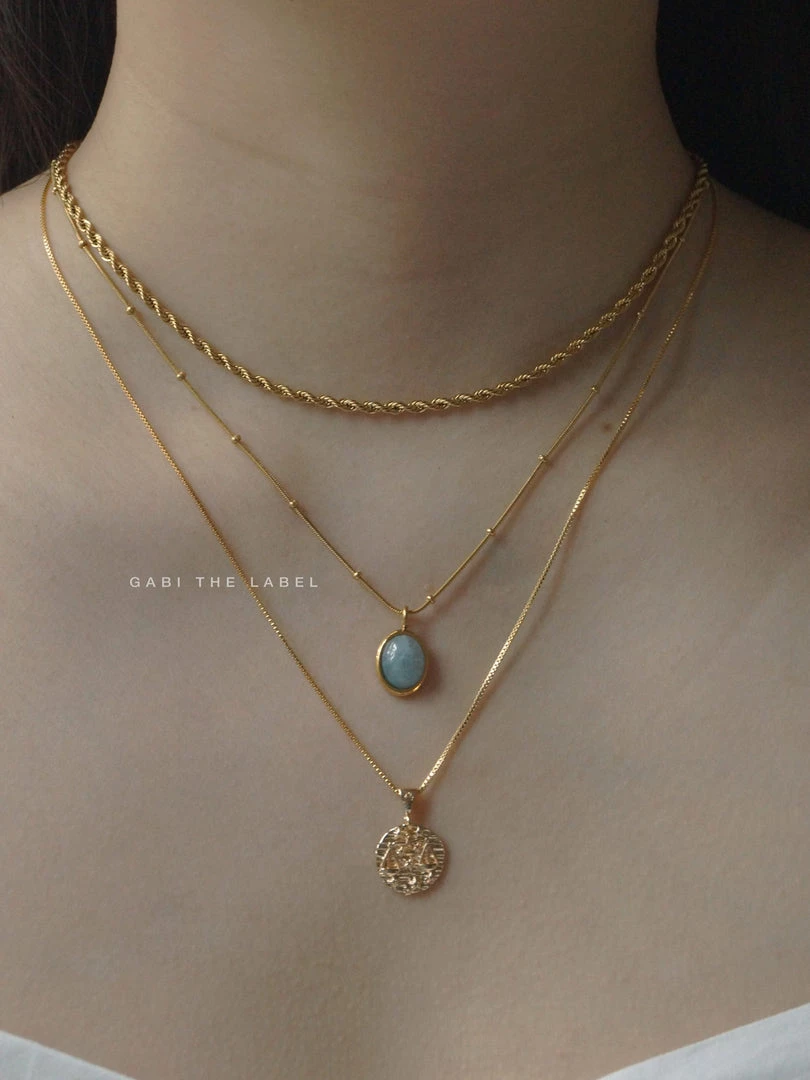 Gabi The Label Zodiac Coin Necklace *18k Gold-plated