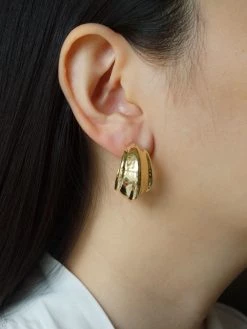 Gabi The Label Chunky Hoops *14k Gold-plated [ Hoops ]