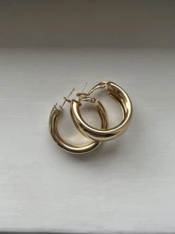 Gabi The Label EARRINGS Chunky Gold Hoops