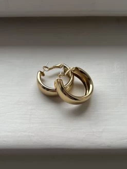 Gabi The Label EARRINGS Chunky Gold Hoops