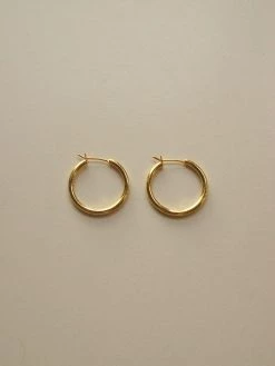 Gabi The Label Essential Thin Hoops - Small *18K Gold-plated S925