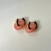Gabi The Label Donut Hoops - Watermelon Pink