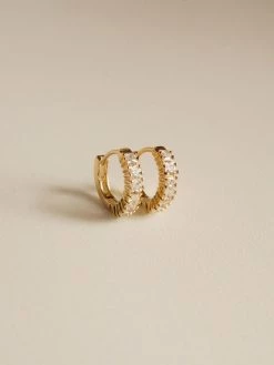 Gabi The Label SPELLBOUND Huggies - Clear *Gold-plated