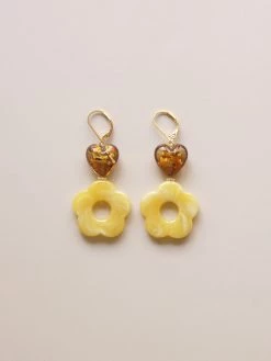 Gabi The Label Mosaic Buttercup Earrings *18K Gold-plated