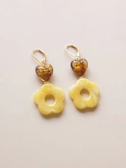 Gabi The Label Mosaic Buttercup Earrings *18K Gold-plated