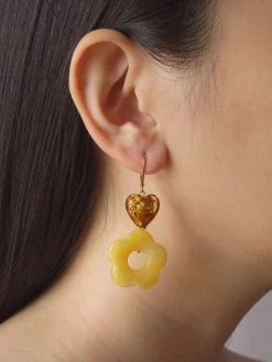 Gabi The Label Mosaic Buttercup Earrings *18K Gold-plated