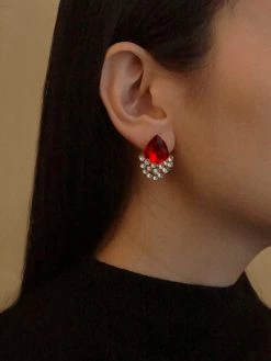 Gabi The Label YINGTAI Earrings - Garnet
